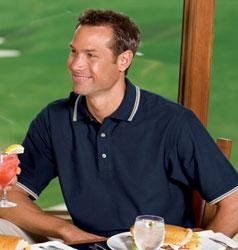 Click here to buy Port Authority Mesh Sport Shirt w Trim.