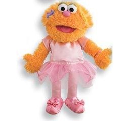Gund Sesame Street Zoe Full Body Hand Puppet Plush Doll by Gund