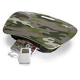 Green Army Camouflage Theme Lap Desk with Pillow