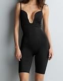 Fashion Forms U Plunge Long-Leg Body Briefer