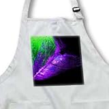 Purple Old Book - Waist Apron With Pockets