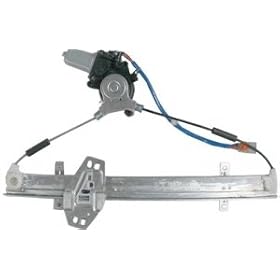 1998-2002 Honda Accord Sedan Front Power Window Regulator with Motor Passenger Side