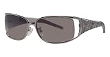 Fendi - FENDI FS345 060 GUNMETAL METAL SUNGLASSES