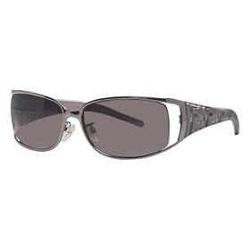 FENDI FS345 060 GUNMETAL METAL SUNGLASSES