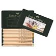 Faber-Castell PITT Pastel Pencil Metal Tin - 12 count 112112 Metal Tin of 12