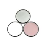 58mm High Resolution 3-piece Filter Set for the Olympus EVOLT E-410, EVOLT E-510 (UV, Fluorescent, Polarizer) - Black