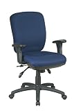 Office Star WORKSMART SC615 Dual Function Ergonomic Chair with Ratchet Back and Adjustable Soft Padd