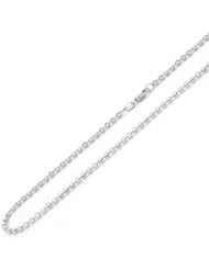 14K Solid Italy White Gold Chain Bracelet 2.5mm Ball Diamond Cut Chain