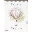 Canson Sketch Pads 9in x 12in, top wire, 100 sheets