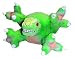 Vo-Toys Latex Stuffed Gigantic Green Goon Dog Toy