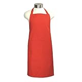 MU Kitchen MU In Cotton Red Apron