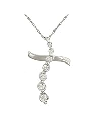 Journey Of Life Diamond Cross Pendant