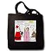 Rich Diesslins Funny Christmas Cartoons - Santa at Wal-Mart - Tote Bags