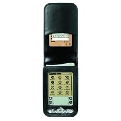 PalmOne i705 Leather Belt Clip Case (Black)