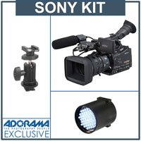 Sony HVR-Z7U 1080i HDV Camcorder - Bundle - with Switronix TL-50 30w Dimmerable DC Powered LED Light, Bescor SA-1 Universal Swivel Shoe Mount Adaptor Sony HVR-Z7U 1080i HDV Camcorder - Bundle - with Switronix TL-50 30w Dimmerable DC Powered LED Light, Bescor SA-1 Universal Swivel Shoe Mount Adaptor