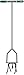 Yard Butler Twist Tiller Heavy Duty Manual Raised Bed Garden and Flower Box Claw Weeder Cultivator Aeration Hand Tool With Solid Steel Shaft Unbreakable Tines â€“ ITNT-4