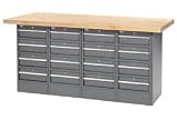 16 Drawer Workbench-Maple