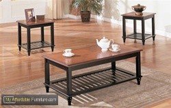 3-PCS COFFEE TABLE : 2-TONE