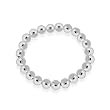 Sterling Silver Bead Stretch Bracelet