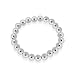 Sterling Silver Bead Stretch Bracelet