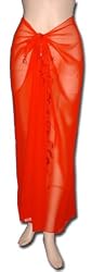 Full Size Pareo: Sheer Red