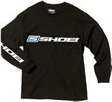 SHOEI LONG SLEEVE TEE BLACK SIZE:MED