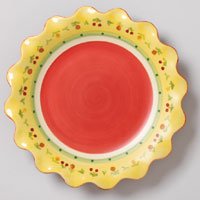 Pfaltzgraff Pistoulet Ruffled Edge Luncheon Plate