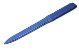 Lucrin - Letter Opener - Brass Blade - 9.2 - Smooth Cow Leather - Black