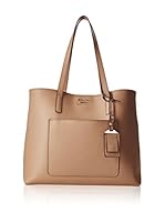 Prada Bolso asa al hombro Shopping W Lettering Logo Big (Marrón Claro)