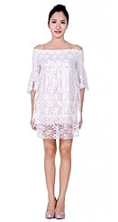 Girls Lace Elbow Length Sleeves Spandex Club Dress/Party Dress/Mini Dress 