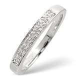 Image of 9ct Eternity Diamond Ring .