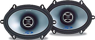 Electronics: Alpine Type S SPS 57C2 Car speaker 50 Watt 2 way coaxial 5