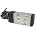 Clippard MME-43WEEP-W024, 3/8" NPT 5 Port 4-Way 3 Pos. Pres Ctr. Dbl. Sol. Valve, 24 VDC, leads