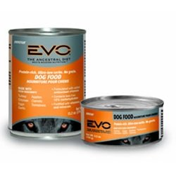 EVO Turkey & Chicken Canned Dog Food - 24x5.5 oz