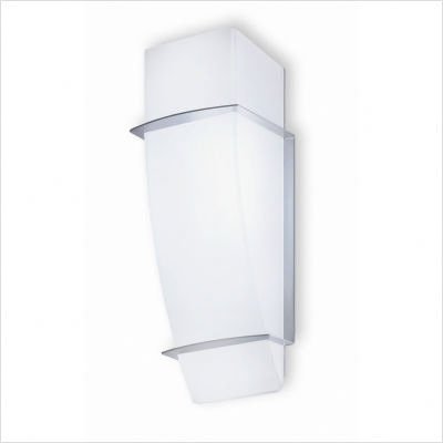 A-8070 Series Wall Sconce Size/Wattage/Finish: Large/13w Compact Fluorescent/Brushed Nickel