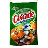 Cascade 2 in 1 Action Dishwasher Detergent Pacs, Citrus Breeze - 20 / Pack, 5/ Case