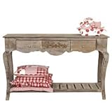 40218 VINTAGE ANRICHTE SIDEBOARD KONSOLE KOMMODE ALTES HOLZ 122