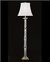 Waterford 433-168-41-10 Polished Brass Kinsale Crystal Floor Lamp from the Kinsale Collection