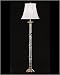 Waterford 433-168-41-10 Polished Brass Kinsale Crystal Floor Lamp from the Kinsale Collection