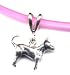 13 Pink Chihuahua Necklace Sterling Silver Jewelry