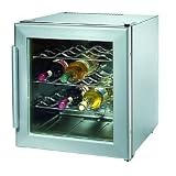 Weinkühler Weinkühlschrank Flaschenkühlschrank silber