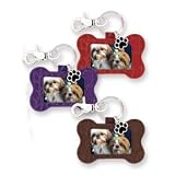 Doggy Pride Dog Bone Shaped Photo Holder Keychain