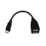 QQ-Tech® Micro B USB Host Mode Cable (OTG Cable) Adapter - Motorola Xoom, Samsung Galaxy S2 I9100 I9101, Hercules T989, Sony Tablet S Nokia N810 / N900, Toshiba TG01, Archos G9. Better L shaped connector! Better than Motorola Camera Connection Kit!