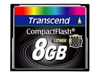 Transcend TS8GCF300 8GB 300x Compact Flash Card
