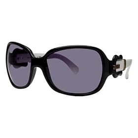 FENDI FS384 001 BLACK PLASTIC SUNGLASSES