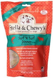 Stella & Chewy's Freeze Dried Surf & Turf (Beef and Salmon) Dinner for Dogs, 15 ounce ( 2 Pack ) Stella & Chewy's Freeze Dried Surf & Turf (Beef and Salmon) Dinner for Dogs, 15 ounce ( 2 Pack )