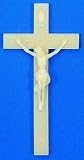 8 inch Wood Grained Cross - 10 Pack