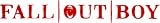  : FALL OUT BOY #17223 RED Rub On Vinyl Transfer Sticker Decal