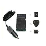 Mains charger for Panasonic TA1 Full HD Pocket Camcorder - COMPATIBLE WITH ALL MODELS - NO PC REQUIRED - UK, USA, EU plugs and car charger Included - AAA Products - 12 Month Warranty