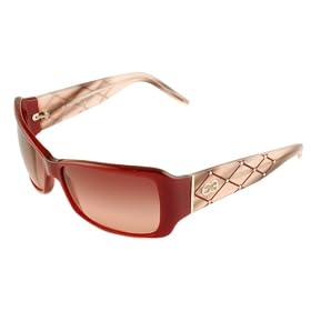 Click here to buy Escada SES 072s Sunglasses 99N Shiny Burgundy with Silver Temple Design by Excada.